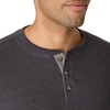 Hanes Mens T-Shirts, Men’s Beefyt Henley Shirts, Men’s Cotton Long Sleeve Shirts(Slate Heather)