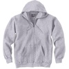 Hanes Men’s Ultimate Full-Zip Hoodie, Men’s Hooded Fleece Sweatshirt with Zipper(Ash)
