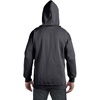 Hanes Men’s Ultimate Full-Zip Hoodie, Men’s Hooded Fleece Sweatshirt with Zipper(Charcoal Heather)
