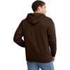 Hanes Men’s Ultimate Full-Zip Hoodie, Men’s Hooded Fleece Sweatshirt with Zipper(Dark Chocolate)