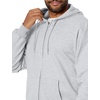 Hanes Men’s Ultimate Full-Zip Hoodie, Men’s Hooded Fleece Sweatshirt with Zipper(Light Steel)