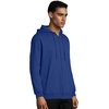 Hanes Men’s Ultimate Full-Zip Hoodie, Men’s Hooded Fleece Sweatshirt with Zipper(Maroon)
