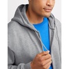 Hanes Men’s Ultimate Full-Zip Hoodie, Men’s Hooded Fleece Sweatshirt with Zipper(Navy)