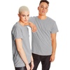 Hanes Men’s X-Temp Performance T-Shirt Pack, Cotton Blend Moisture-Wicking Tees for Men, 2-Pack(Light Steel)