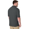 Hanes Men’s X-Temp Short Sleeve Polo Shirt, Midweight Men’s Shirt(Charcoal Heather)