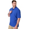 Hanes Men’s X-Temp Short Sleeve Polo Shirt, Midweight Men’s Shirt(Deep Royal)