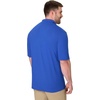 Hanes Men’s X-Temp Short Sleeve Polo Shirt, Midweight Men’s Shirt(Deep Royal)