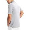 Hanes Men’s X-Temp Short Sleeve Polo Shirt, Midweight Men’s Shirt(Light Steel)