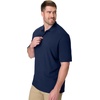 Hanes Men’s X-Temp Short Sleeve Polo Shirt, Midweight Men’s Shirt(Navy)