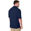 Hanes Men’s X-Temp Short Sleeve Polo Shirt, Midweight Men’s Shirt(Navy)
