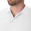 Hanes Men’s X-Temp Short Sleeve Polo Shirt, Midweight Men’s Shirt(White)