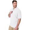 Hanes Men’s X-Temp Short Sleeve Polo Shirt, Midweight Men’s Shirt(White)