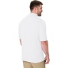Hanes Men’s X-Temp Short Sleeve Polo Shirt, Midweight Men’s Shirt(White)
