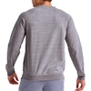 Hanes Originals Men’s French Terry Sweatshirt, Tri-Blend Crewneck Sweatshirt for Men(Black 50r Pe Heather)