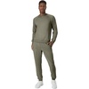 Hanes Originals Men’s French Terry Sweatshirt, Tri-Blend Crewneck Sweatshirt for Men(Camouflage Green Pe Heather)