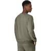 Hanes Originals Men’s French Terry Sweatshirt, Tri-Blend Crewneck Sweatshirt for Men(Camouflage Green Pe Heather)