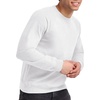 Hanes Originals Men’s French Terry Sweatshirt, Tri-Blend Crewneck Sweatshirt for Men(White)