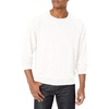 Hanes Originals Men’s French Terry Sweatshirt, Tri-Blend Crewneck Sweatshirt for Men(White)