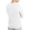 Hanes Originals Men’s Tri-Blend Long Sleeve Henley T-Shirt, Lightweight Long Sleeve Tee(Eco White)