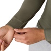 Hanes Originals Men’s Tri-Blend Long Sleeve Henley T-Shirt, Lightweight Long Sleeve Tee(Fatigue Green)