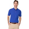 Hanes mens X-temp Performance Polo, Cotton Blend Sport Shirt for Men With Odor Control(Deep Royal)