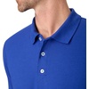 Hanes mens X-temp Performance Polo, Cotton Blend Sport Shirt for Men With Odor Control(Royal Navy)