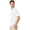 Hanes mens X-temp Performance Polo, Cotton Blend Sport Shirt for Men With Odor Control(White)