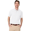 Hanes mens X-temp Performance Polo, Cotton Blend Sport Shirt for Men With Odor Control(White)