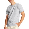 Hanes Men’s Beefy-t Pocket, Heavyweight Cotton Pocket Tee for Men, Full-Cut T-Shirt, 1 Or 2 Pack(Light Steel – 1 Pack)