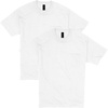 Hanes Men’s Beefy-t Pocket, Heavyweight Cotton Pocket Tee for Men, Full-Cut T-Shirt, 1 Or 2 Pack(White – 2 Pack)