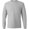 Hanes Men’s Essentials Long-Sleeve T-Shirt, Crewneck Cotton T-Shirts for Men, 2-Pack(Light Steel – 2 Pack)