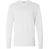 Hanes Men’s Essentials Long-Sleeve T-Shirt, Crewneck Cotton T-Shirts for Men, 2-Pack(White – 2 Pack)