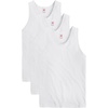 Hanes Men’s Essentials Tank Top Pack, Midweight Cotton Tanks, Sleeveless Shirts, 3-Pack(White)