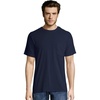 Hanes Men’s Men’s Workwear Short Sleeve Tee (2-Pack)(Navy)