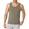 Hanes Mens Originals Tri-Blend Tank Top, Lightweight Tanks for Men, Sleeveless Tank Shirt(Fatigue Green)