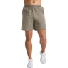 Hanes Men’s Shorts, Essentials Short with Pockets, Gym Shorts for Men, Men’s Athletic Shorts, 7.5″(Oregano Heather)