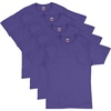 Hanes Men’s T-Shirt Pack – 4 or 6 Pack – Essential-T Crewneck Cotton T-Shirts – Everyday Men’s Clothing – Big & Tall(Purple – 4 Pack)