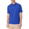 Hanes mens X-temp Performance Polo, Cotton Blend Sport Shirt for Men With Odor Control(Deep Royal)
