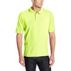 Hanes mens X-temp Performance Polo, Cotton Blend Sport Shirt for Men With Odor Control(Neon Lemon Heather)