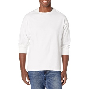 Hanes Men’s Beefy Long Sleeve Shirt, 1 or 2 Pack(White – 1 Pack)