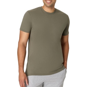Hanes Men’s Originals Lightweight T-Shirt, Crewneck T-Shirts for Men, Tri-Blend Tee(Fatigue Green)