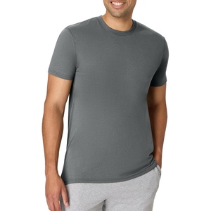 Hanes Men’s Originals Lightweight T-Shirt, Crewneck T-Shirts for Men, Tri-Blend Tee(Slate Triblend)
