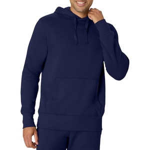 Hanes Men’s Originals Midweight Fleece Hoodie, Pullover Hooded Sweatshirt for Men(Athletic Navy)