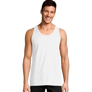 Hanes Mens Originals Tri-Blend Tank Top, Lightweight Tanks for Men, Sleeveless Tank Shirt(White)