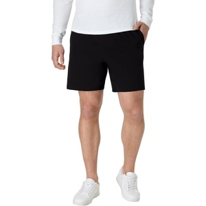 Hanes Men’s Shorts, Essentials Short with Pockets, Gym Shorts for Men, Men’s Athletic Shorts, 7.5″(Black)