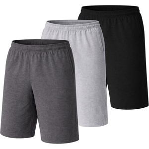 Hanes Men’s Shorts, Essentials Short with Pockets, Gym Shorts for Men, Men’s Athletic Shorts, 7.5″(Black/Charcoal Heather/Light Steel)