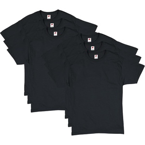 Hanes Men’s T-Shirt Pack – 4 or 6 Pack – Essential-T Crewneck Cotton T-Shirts – Everyday Men’s Clothing – Big & Tall(Black – 6 Pack)