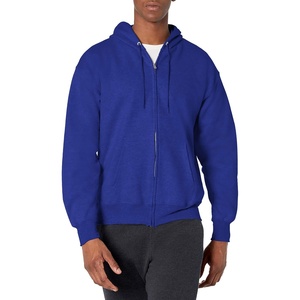 Hanes Men’s Ultimate Full-Zip Hoodie, Men’s Hooded Fleece Sweatshirt with Zipper(Deep Royal)