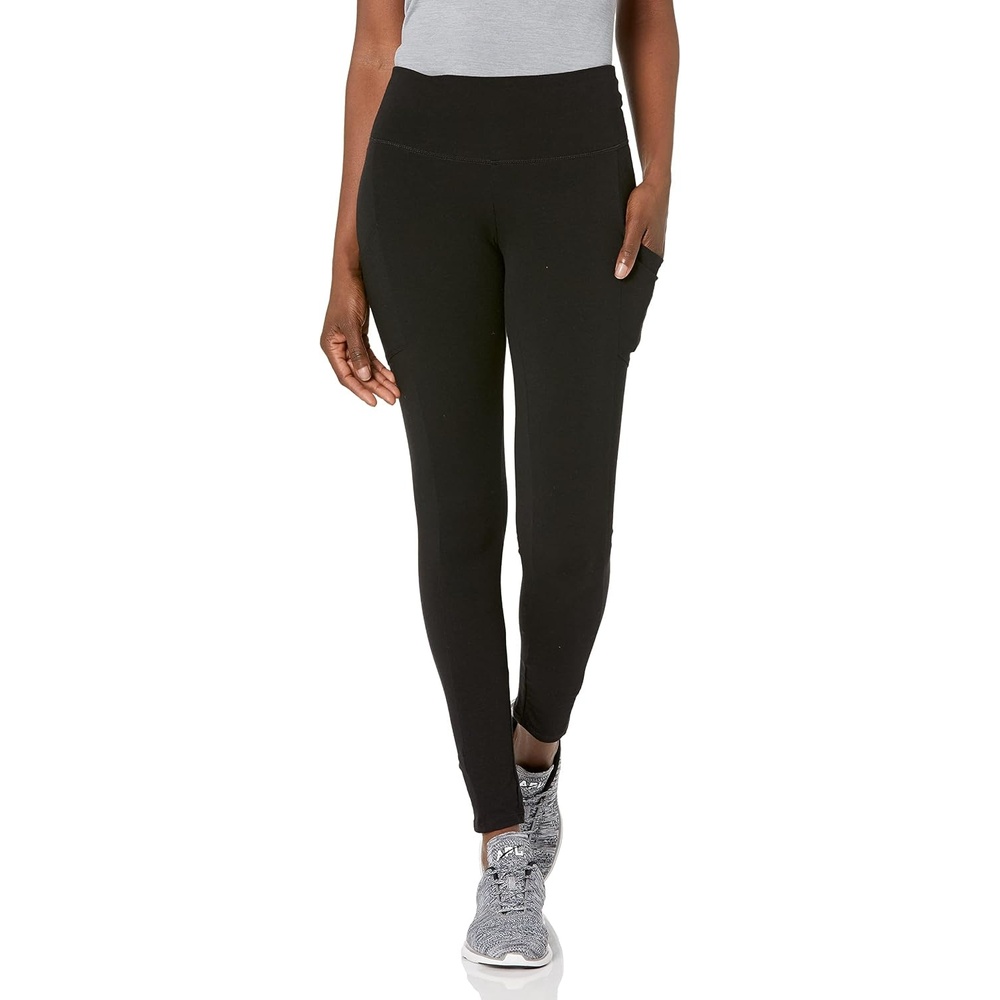 image:imageHanes Script Womens Tech Pocket XTemp Technology Smooth Fit Comfort Waistband Leggings
