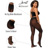 Hanes EcoSmart Womens Opaque Tights, Same to Waist, Sheer Toe, Black